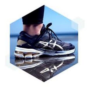 Asics Women’s Gel/Kayano 26 FlyteFoam Navy/Tan Running Sneakers-8.5